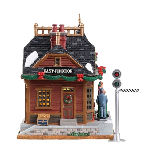Lemax Christmas Village East Junction Station Battery Operated Led - 75256 - Image 3