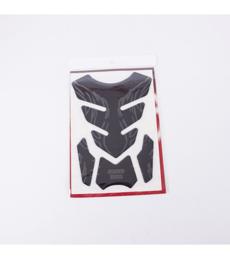 Black Waterproof Scratch Resistant 3D Motorcycle Fuel Tank Cover Decal - Image 4