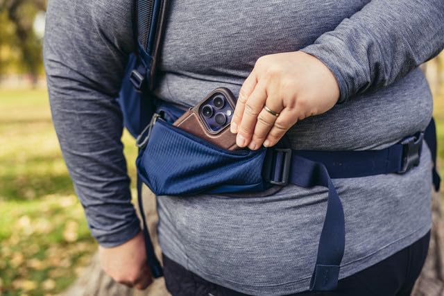 Gregory Jade 28L Women's Day Hiking Backpack, Ventilated Backpanel, Built-In Hydration Attachment for Bladder (Reservoir Not Included), Plus Size, Midnight Navy - Image 5
