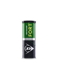 DUNLOP Dunlop Fort All Court Tennis Balls, Set of 3 Piece per can  - Image 1