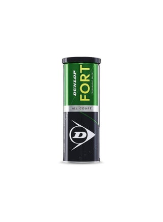 DUNLOP Dunlop Fort All Court Tennis Balls, Set of Piece per can