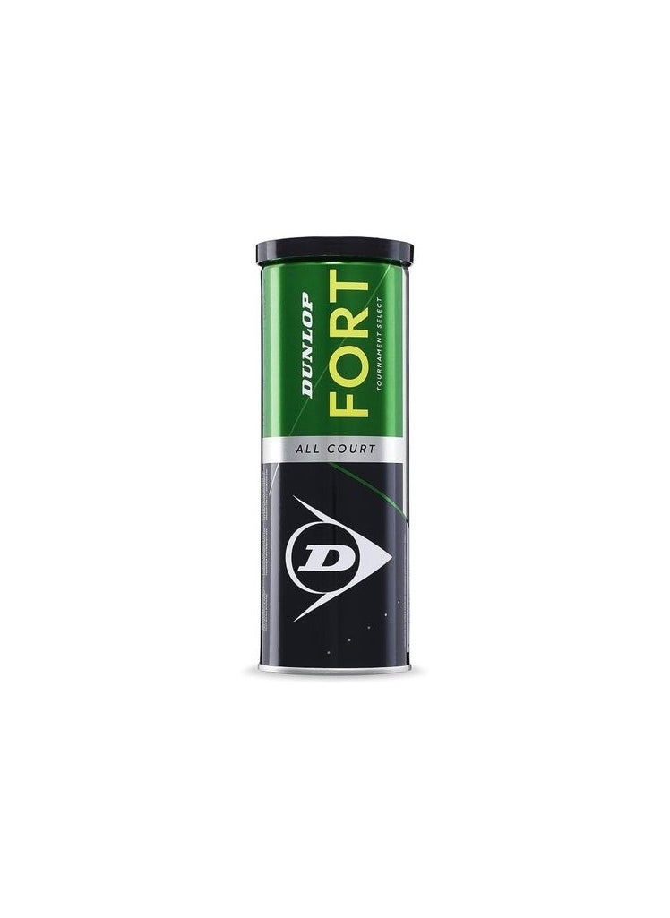 DUNLOP Dunlop Fort All Court Tennis Balls, Set of 3 Piece per can  - Image 1