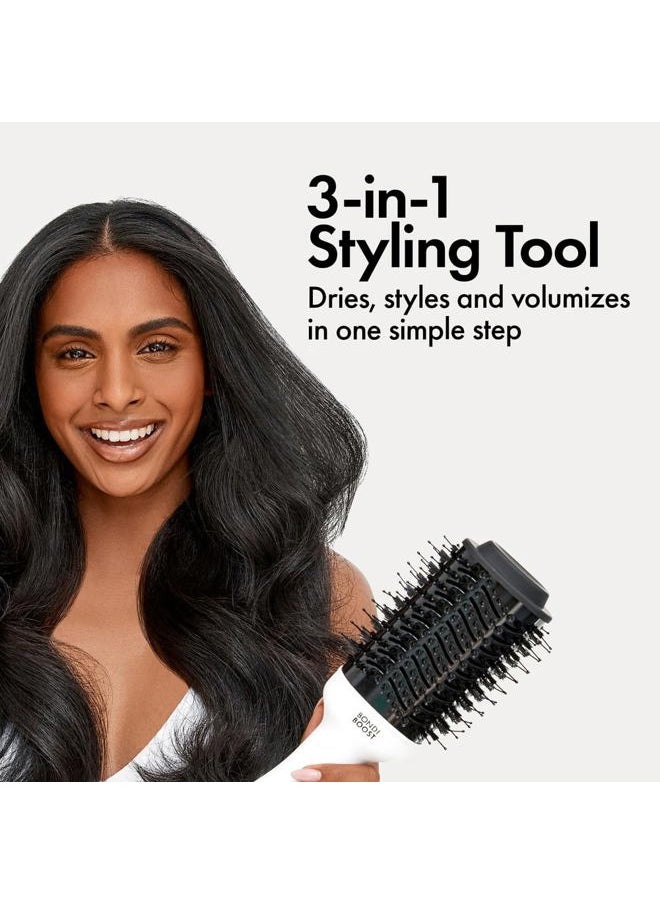 BONDIBOOST - Blowout Brush Pro Hair Dryer [75MM], Oval Shape Styler Volumizer for Smooth/Frizz Free Results Great All Types 3X Heat/Speed Options 360° Airflow Vents, (WDD05)… - Image 1