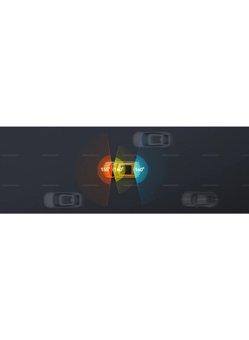 فانترو N4 PRO S | ثلاثة قنوات | أمامية 4K + داخلية 1018 + خلفية 2.5K | حساس سوني ستارفس 2 | HDR | تحكم بالصوت | شاشة 3.19 بوصة - Image 4