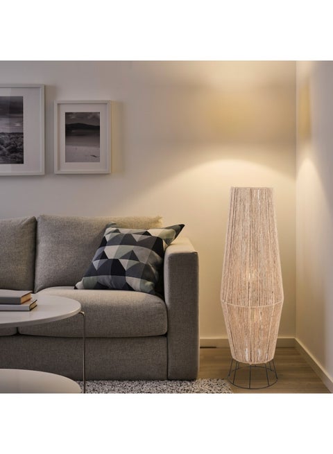 Boho Burlap Floor Lamp A33 80 × 25 cm