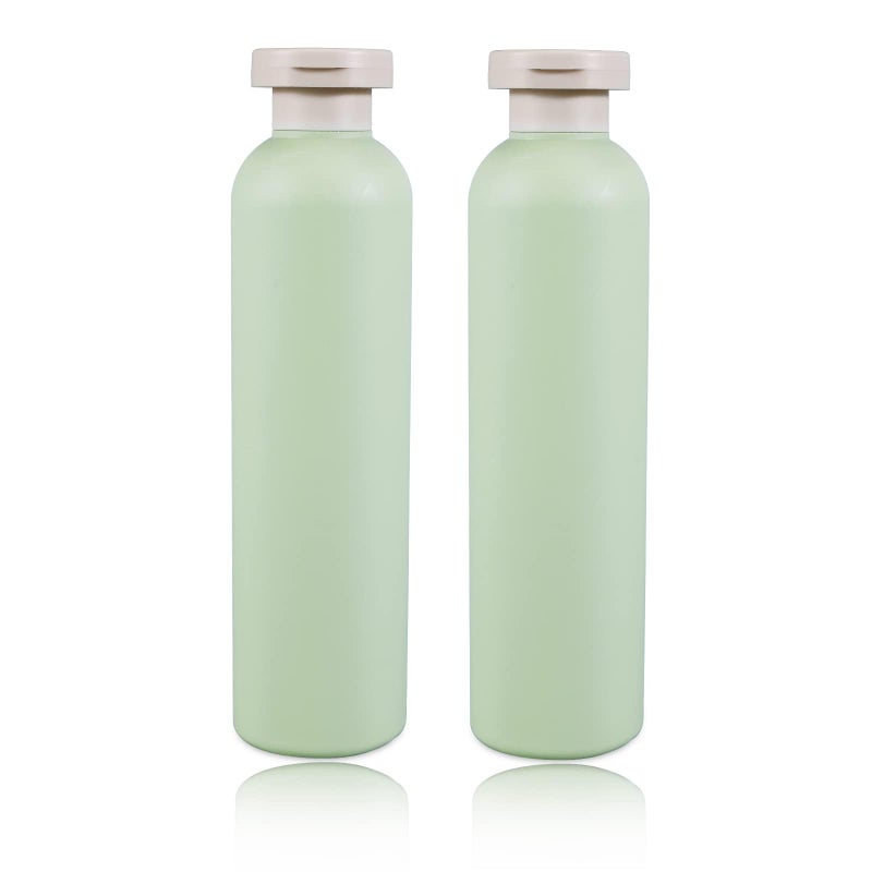 UMETASS 88oz Squeeze Bottles with Flip Cap Refillable Plastic Travel Bottles for Creams Lotion Shampoo Conditioner 2 Pcs