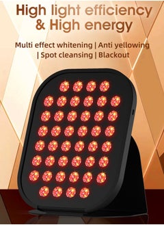 Ru syanl LED Red Light Therapy Panel for Face and Body Portable Household Beauty Skin rejuvenation Device with Multicolor Light and 220 Large Energy Beads for Women  - Image 3