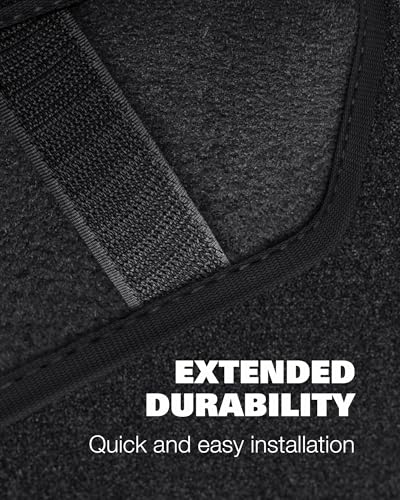 Nordstrand Floor Mats for Tesla Model 3 2023-2017 - Custom 3D Fit - 1st & 2nd Row - Set of 3 - Nylon Anti-Slip Backing - 30oz Heavy Duty Carpet Mat - All Weather Car Liner Floormats - Image 4