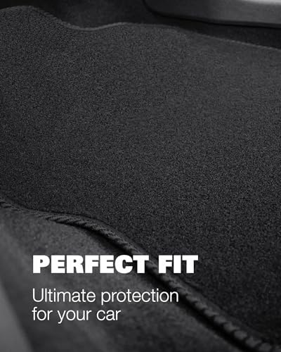 Nordstrand Floor Mats for Tesla Model 3 2023-2017 - Custom 3D Fit - 1st & 2nd Row - Set of 3 - Nylon Anti-Slip Backing - 30oz Heavy Duty Carpet Mat - All Weather Car Liner Floormats - Image 3