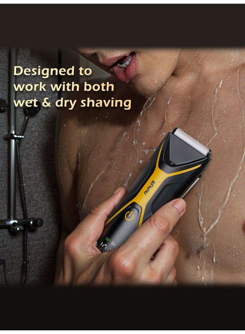 ENSSU Body Trimmer for Men, Men Grooming for Body,Electric Trimmer,Body Shaver Groomer Safe Shaver Rechargeable Waterproof Wet/Dry - Image 4