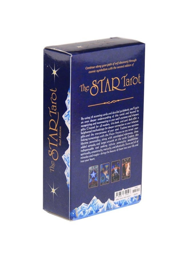 NIBEMINENT بطاقة تاروت النجم: رحلتك لاكتشاف الذات من خلال مجموعة الرموز الكونية، لعبة أوركل، لعبة لوحية، 78 بطاقة - Image 4