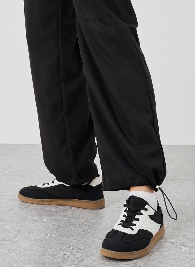 Take Two Take Two Solid Wide Leg Cargo Pockets Pants  - Image 3