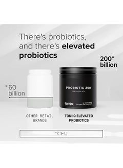Toniiq 200 Billion Cfu Probiotic Supplement 30 Verified Third-Party Tested Strains Formula With Prebiotic Blend - Extended Release Capsules  - Image 3