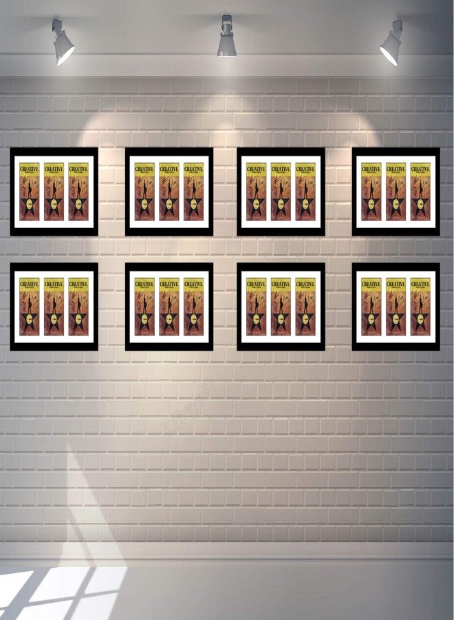 Creative Picture Frames 11"x 22" Black Triple Theatre Bill Frame and White Matting with Installed Hanger and Stand (Theatre Bill Not Included) - Image 4