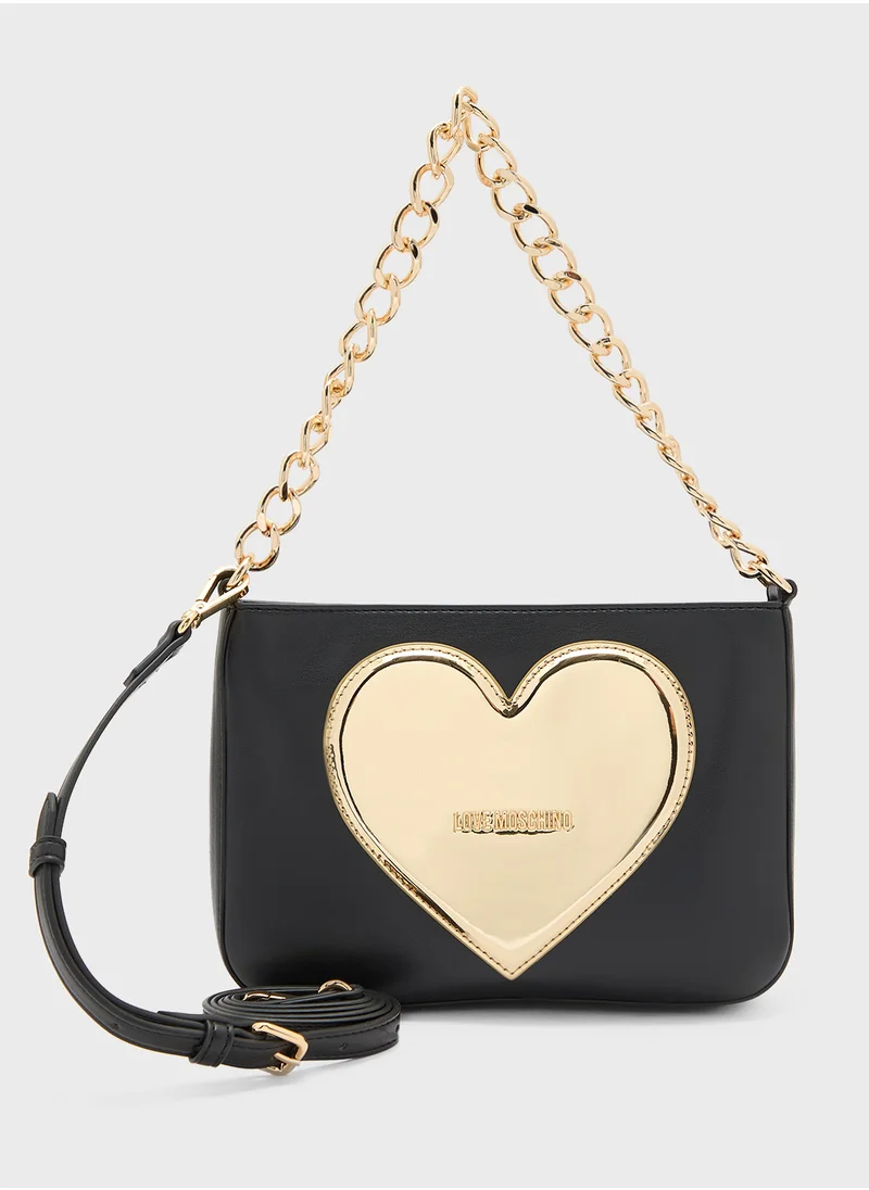 لوف موسكينو BLACK PU-GOLD TPU BLACK PU-GOLD TPU