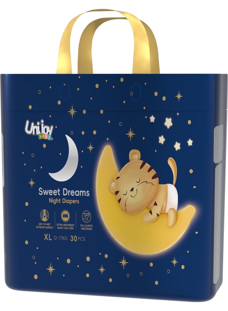 UniJoy Uni Joy Sweet Dreams Very Large Size from 12-17 kg Size 5 Pack of 30 - Image 1