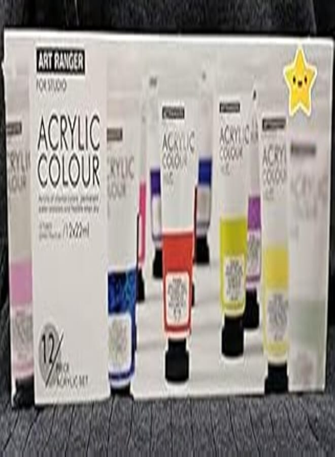 Acrylic Colors 22 Mart Rangers (12 Color)