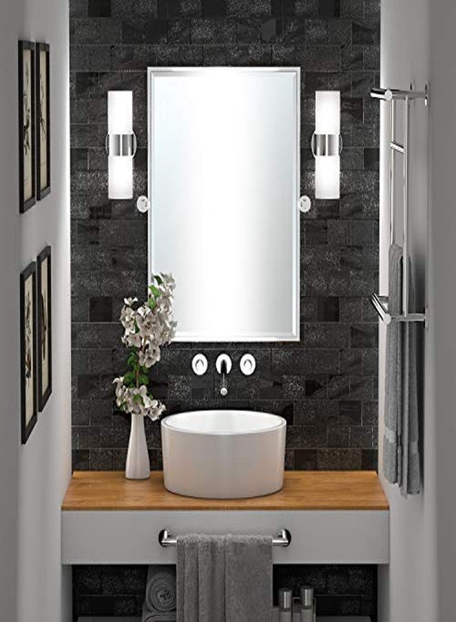 Gatco 4633A Glam Double Toilet Paper Roll Holder, Chrome / Wall Mount Bathroom Dual Toilet Tissue Holder - Image 3