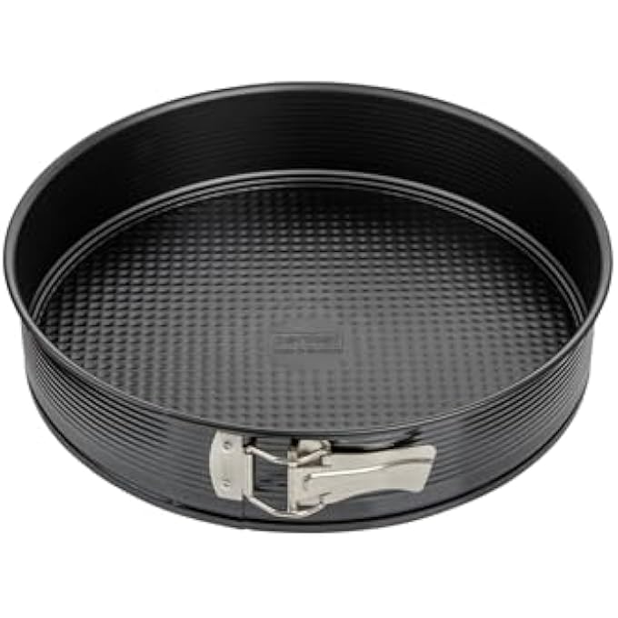 Zenker Round Open Cake Tin With Flat Base Diameter 28 Cm Black Metallic NonStick Coating Colour Black Metallic Quantity 1 Piece - Image 1