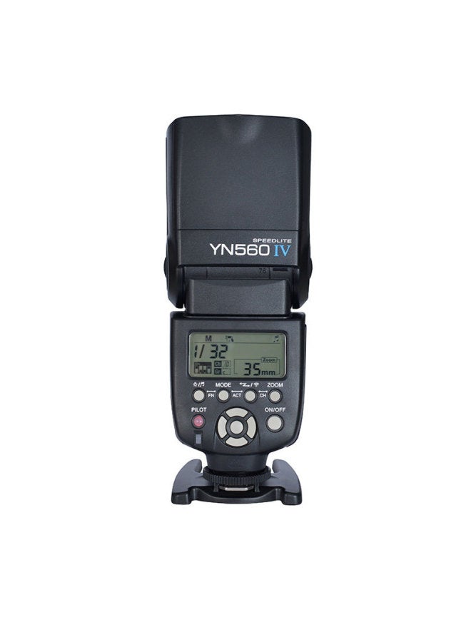 فلاش Yongnuo YN560III ثلاثي الأجيال 560IV رباعي الأجيال العلوي لكاميرات Canon Nikon Sony أحذية ساخنة عالمية - اللون: YN560 IV (شاشة عرض إيجابية) + مجموعة بطارية 2500 مللي أمبير (شحن عام) - Image 4