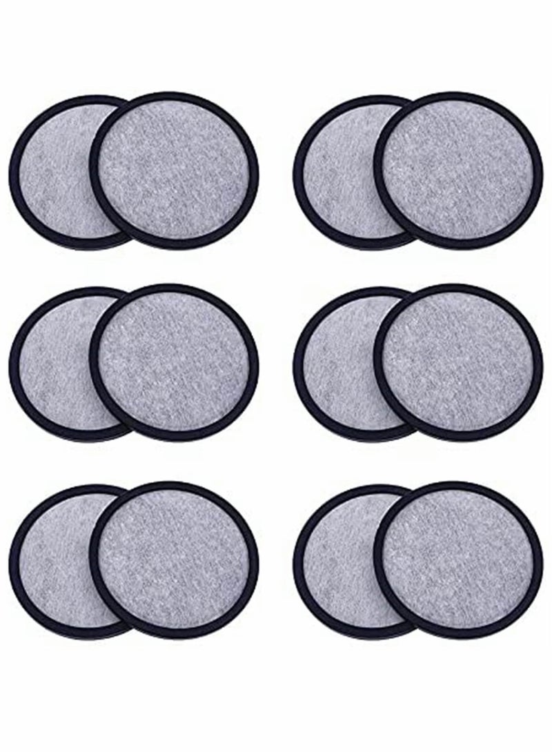 SYOSI 12-Pack Replacement Charcoal Water Filter Discs for Mr. Coffee Brewers Coffee Machines  - Image 1