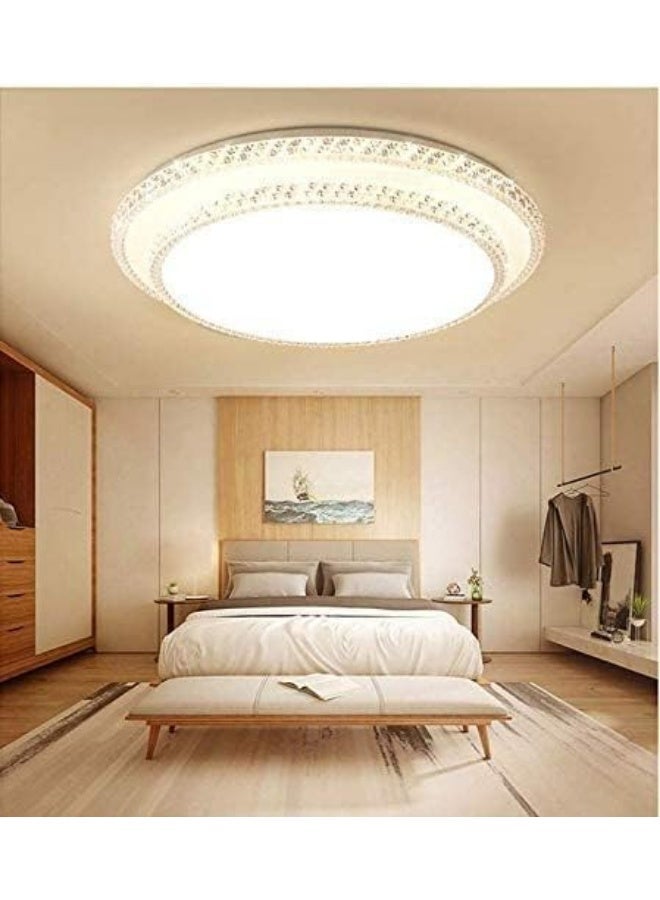 AFN مصباح سقف LED عصري مثبت على السطح بتصميم كريستالي، موفر للطاقة، مناسب لغرف المعيشة والنوم والممرات والمطابخ | مصباح سقف LED، مصباح مثبت على السطح - Image 2