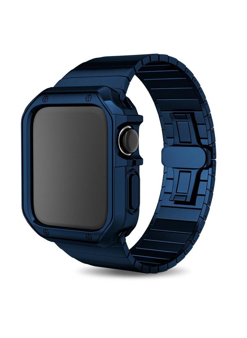 Y&D - Upgraded Version Metal Bands Compatible With Apple Watch Band 38/40/41mm, Solid Stainless Steel Replacement Wristbands Strap For iWatch 10/8/7 Women Men - Image 1