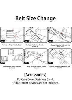 Y&D Upgraded Version Metal Bands Compatible With Apple Watch Band 38/40/41mm, Solid Stainless Steel Replacement Wristbands Strap For iWatch 10/8/7 Women Men  - Image 3