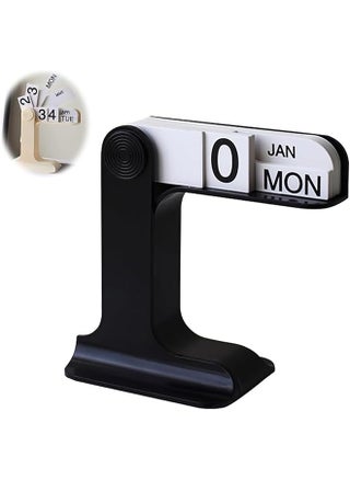 Flip Perpetual Calendar Reusable Desktop Flip Calendar Office Desk Calendar With Month Date And Day Boards Large Display Flip Calendar Desk Accessories For Home Office Decor Black - pzsku/ZA1ABF33085C4EFA3CADBZ/45/1743947028/5959f0ea-ee35-4d2d-800c-353ad8fe5dad