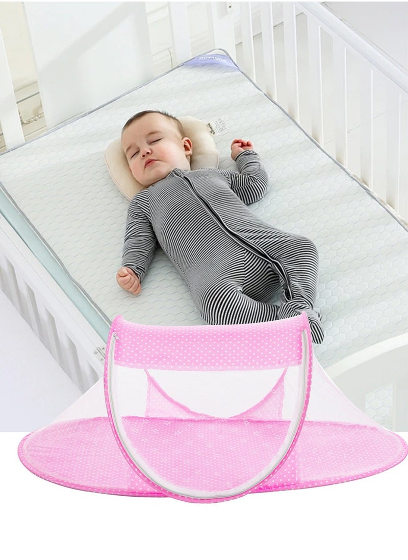 Baby mosquito net, collapsible mosquito net, lightweight travel insect net, bedding insect net, camping, travel, garden ,Size: 108*60*40CM