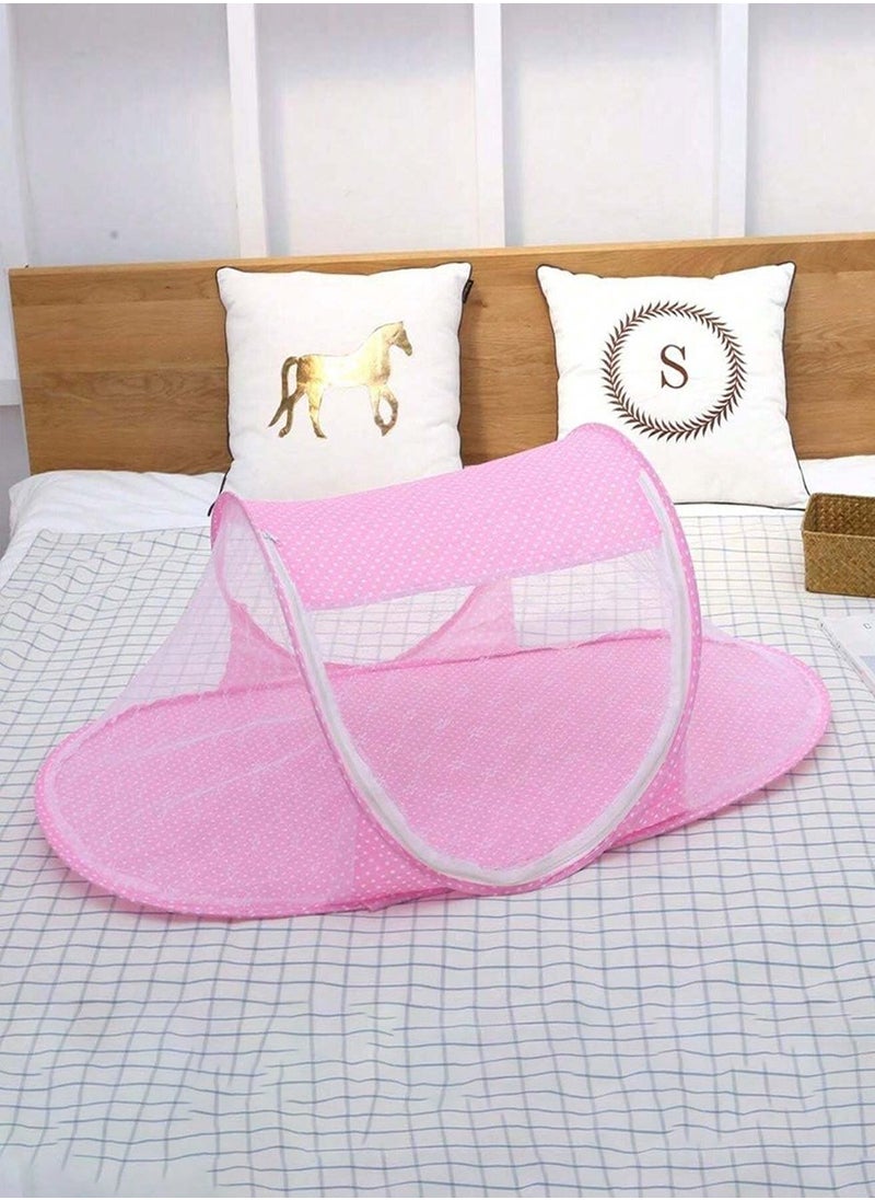 Baby mosquito net, collapsible mosquito net, lightweight travel insect net, bedding insect net, camping, travel, garden ,Size: 108*60*40CM