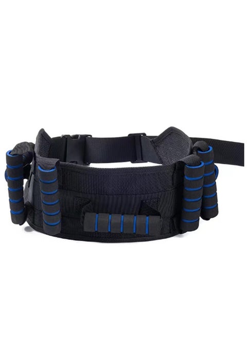 Gait belts transfer gait belt for seniors with 7 handles, gate belt for elderly lift belts with quick release buckle anti-slip function prevents patient from shifting more effectively