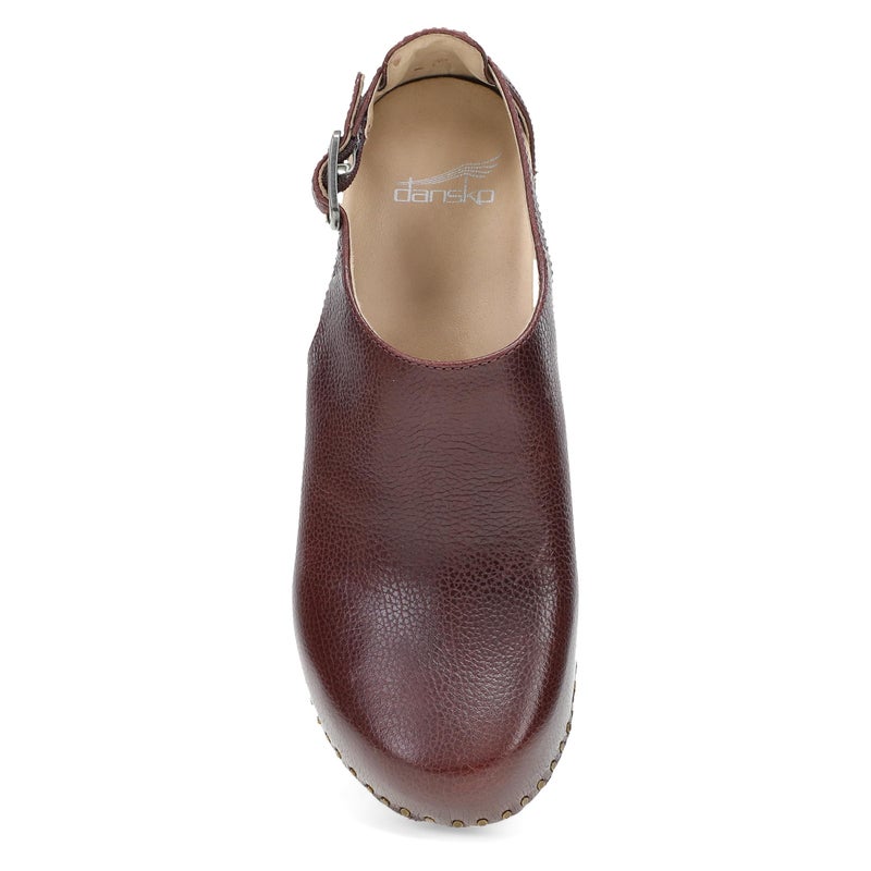 Dansko Sassy Stylish Upfront Closed Toe for Women - energy-return Footbed with Added Arch Support-Lightweight PU Outsole for Long-Lasting Wear - Great for All-Seasons Style Cordovan Milled 9.5-10 M US - Image 4