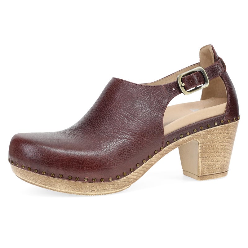 Dansko Sassy Stylish Upfront Closed Toe for Women - energy-return Footbed with Added Arch Support-Lightweight PU Outsole for Long-Lasting Wear - Great for All-Seasons Style Cordovan Milled 9.5-10 M US - Image 1