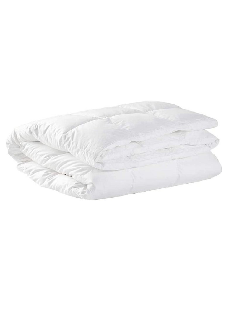 Blueberry - Double Size Quilted Down Duvet Insert Cotton White 200x220cm - Image 1