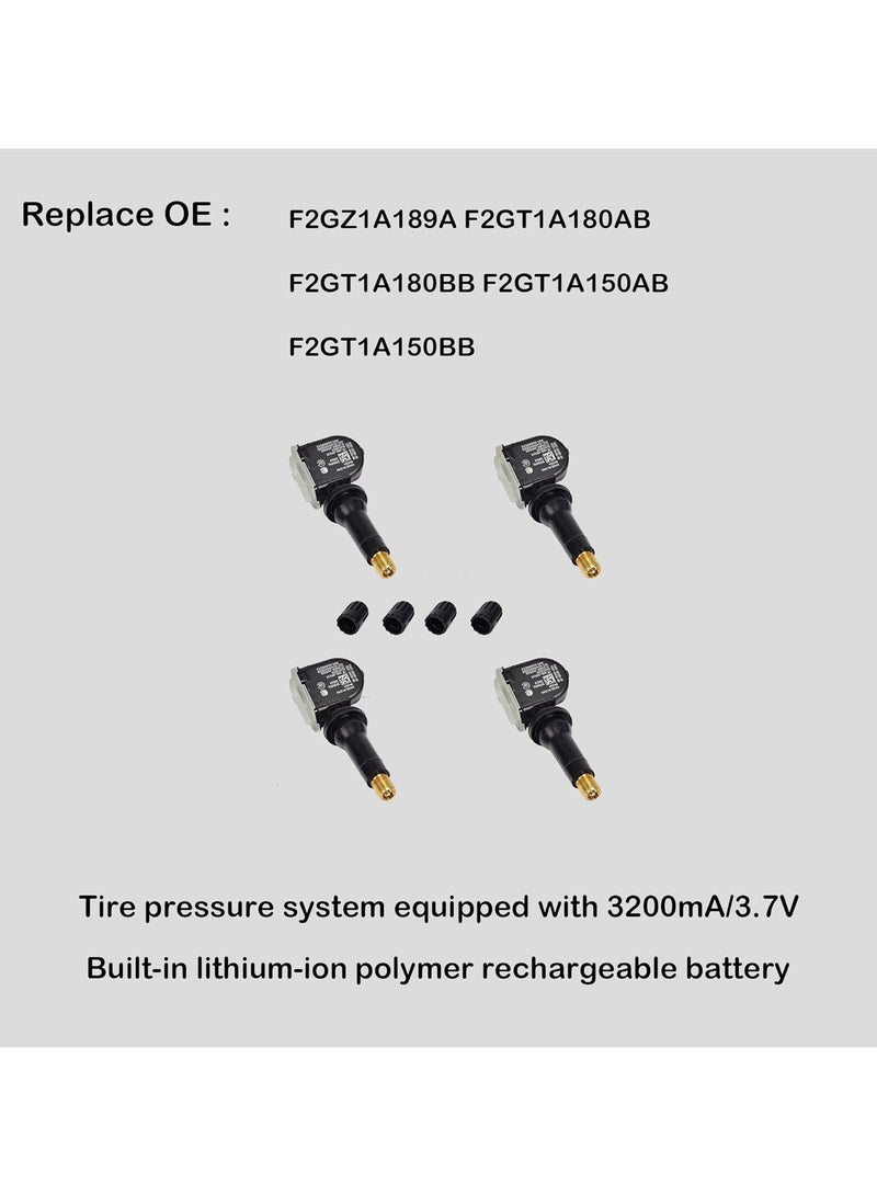 ستارويل مجموعة من 4 حساسات ضغط الإطار TPMS 315MHz متوافقة مع فورد F-150 من 2015-2017 وفورد إيدج من 2015-2023 ولينكولن MKX من 2015.8-2021 تحل محل F2GZ1A189A F2GT1A180AB F2GT1A150AB  - Image 3