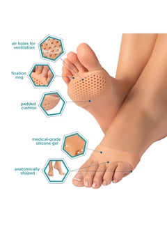 Metatarsal Pads, Silicone Toe Separators For Women, Reusable Silicone Gel Metatarsalgia Cushions Foot Pads, Breathable & Soft Toe Separators, White 2Pcs - pzsku/ZA1AC43E8AFB3A79F986BZ/45/_/1705910841/78243855-0529-4c7b-ba00-878c03ae008f