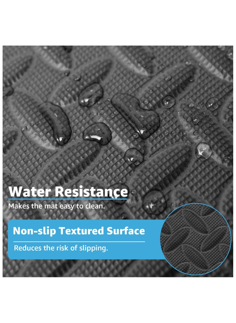 ZERIFAM Puzzle Exercise Floor Mat, 6 Pack Foam Floor Mat, 60x60x1.2cm EVA Interlocking Foam Floor Tiles with Border Floor Protection, Thickened Puzzle Exercise Mat for Home Gym Workout Equipment - Image 4