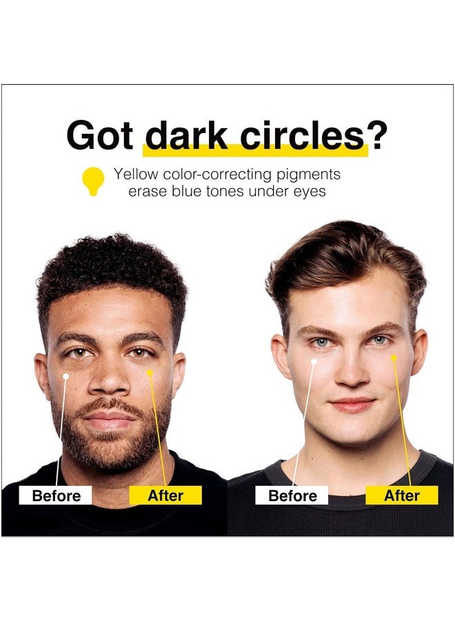 LUMIN - Lumin Instant Dark Circle Corrector for Men (Not A Concealer), Reduce The Look of Dark Circles, Puffiness, Under Eye Men Makeup, Men's Color Correcting Eye Cream, 20mL - Image 1