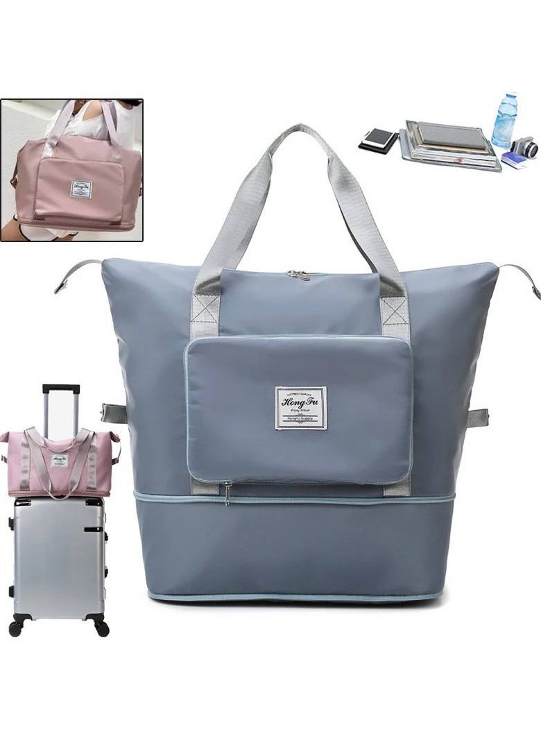 Foldable Travel Bag Hand Carry Large Waterproof Luggage Bag - Image 1