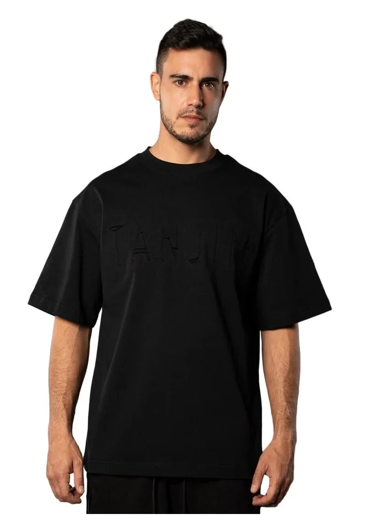 فريق تنجيم TANJIM SQUAD - TANJIM ENGRAVED T-SHIRT BLACK