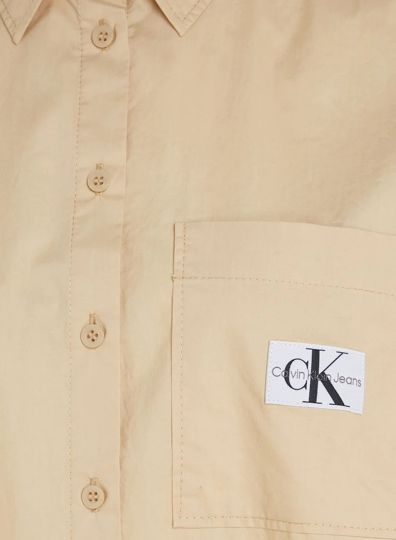 Calvin Klein Jeans Button Down Detail Relaxed Shirt