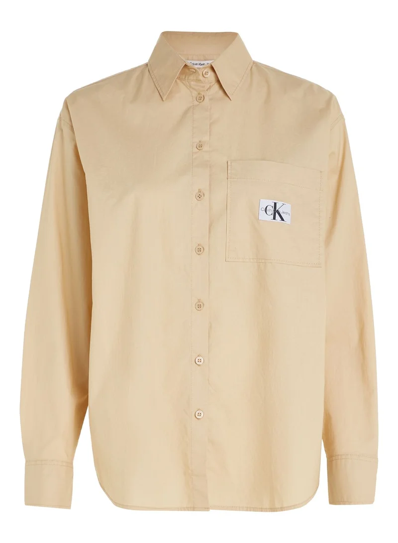 Calvin Klein Jeans Button Down Detail Relaxed Shirt