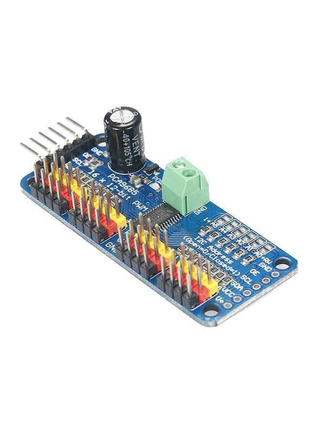 NIBEMINENT 16-Channel 12-Bit PWM Servo Motor Driver Board Multicolour - Image 2
