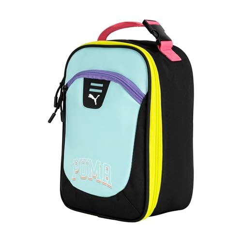 PUMA Unisex Kid's Rally Lunch Box, Safe Lake/Mutlicolor, Small - Image 1