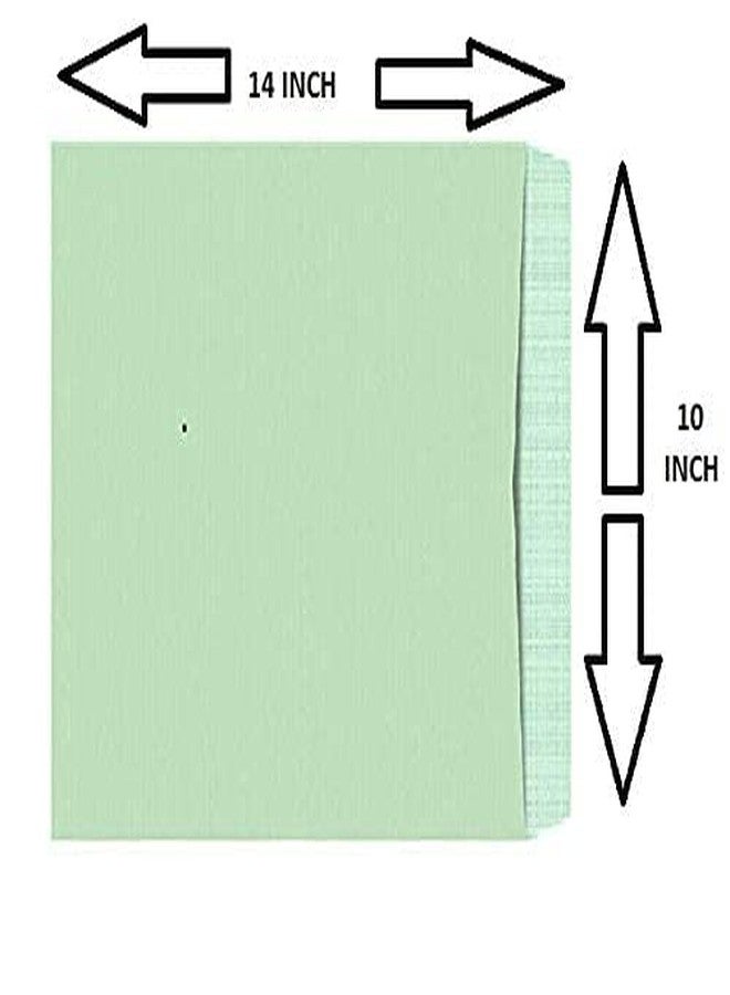 JSMSH أغطية مغلفات JSMSH القماشية، أغطية مغلفات خضراء، مغلفات خضراء للرسائل والمستندات المكتبية مقاس 10 × 14 بوصة، عبوة من 25 قطعة - Image 3