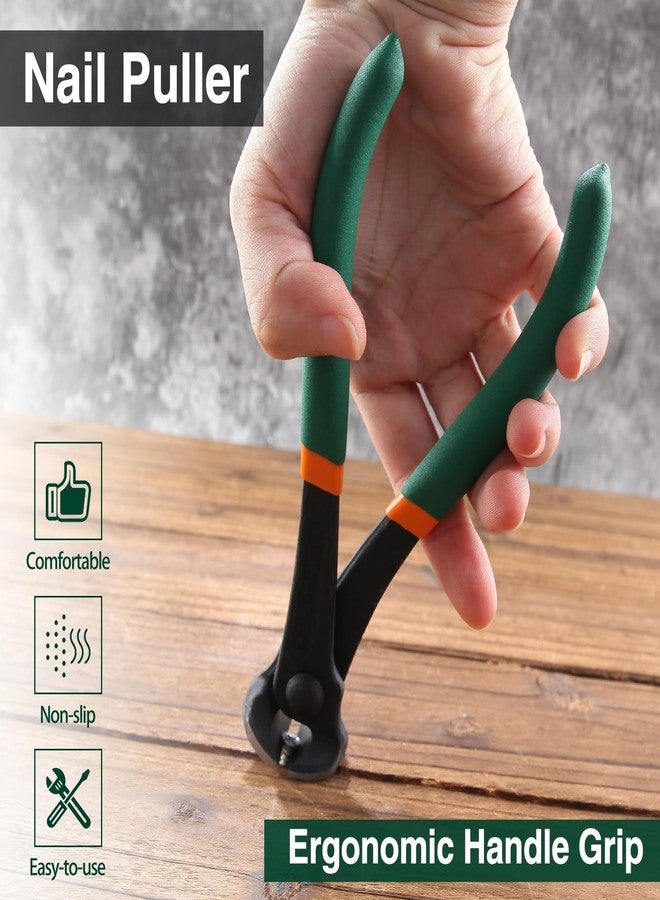 SPEEDWOX Nail Puller 6 Inch End Cutting Pliers, Nail Remover Nail Pliers End Cut Nippers End Snips For Pulling Nails Or Cutting Wires Wire Cutter End Cutter Pliers Staple Remover Tool - Image 3