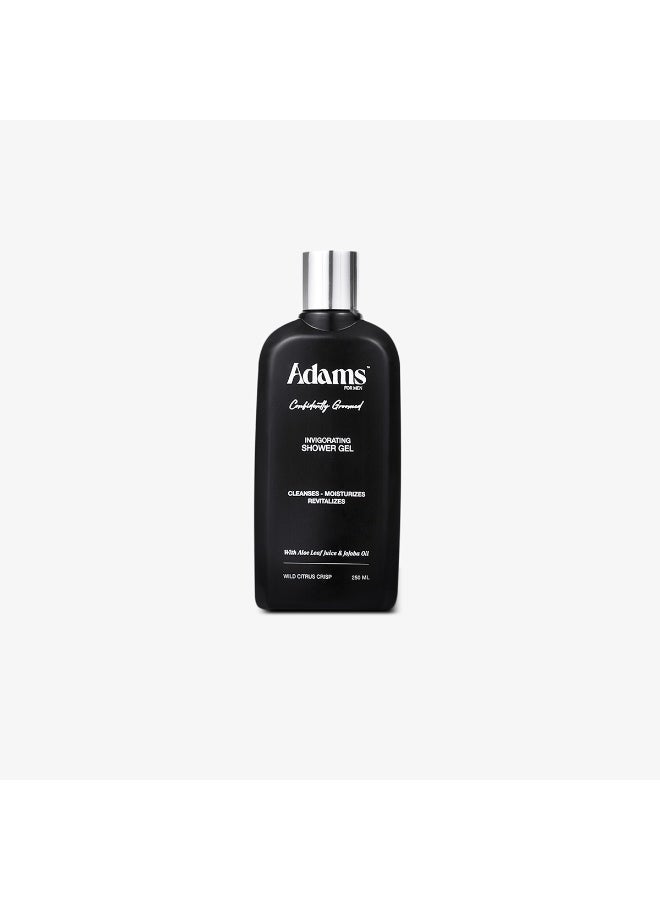 ADAMS Hair Strengthening Shampoo - 250ml & Invigorating Shower Gel - 250ml Bundle - Image 3