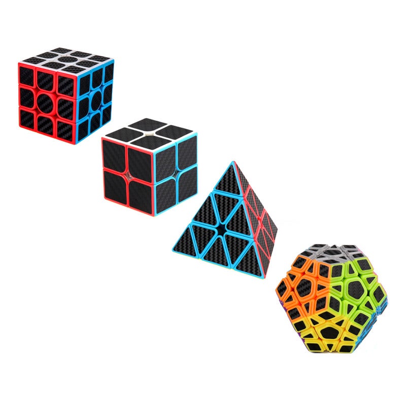 Speed Puzzle Toy: 4pcs Durable Eco-Friendly ABS Plastic - Adjustable Elastic Force, Non-Slip Carbon Fiber Sticker Compact Lightweight Puzzle for Home, Office, Travel, Parties and All Ages - Image 4