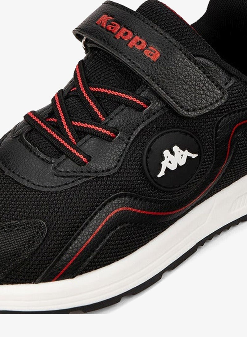 Kappa Boys' Panelled Sports Shoes with Hook and Loop Closure - Image 4